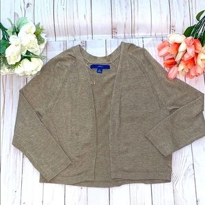 APT.9 Short Sleeved Cropped Cardigan